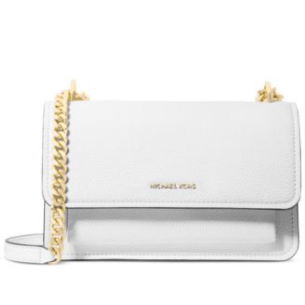 Michael Kors White Crossbody Bag with Gold Chain - Picture 2 of 2